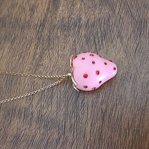 Betsey Johnson Strawberry necklace